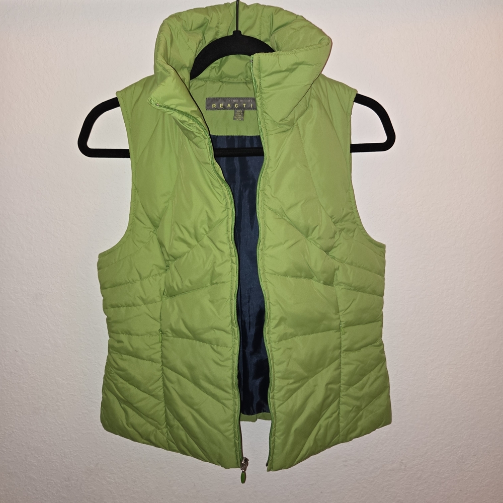 Kenneth Cole Reaction Lime Puffer Vest